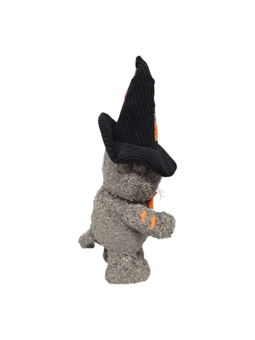 Hallmark Stitch‎ The Cat Halloween Animated w/ Sound & Motion Spider Hat Bowtie